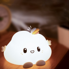 Little Cloud Colorful Bedside Breastfeeding Accompanied by Sleep Pat Pat Silicone Night Light