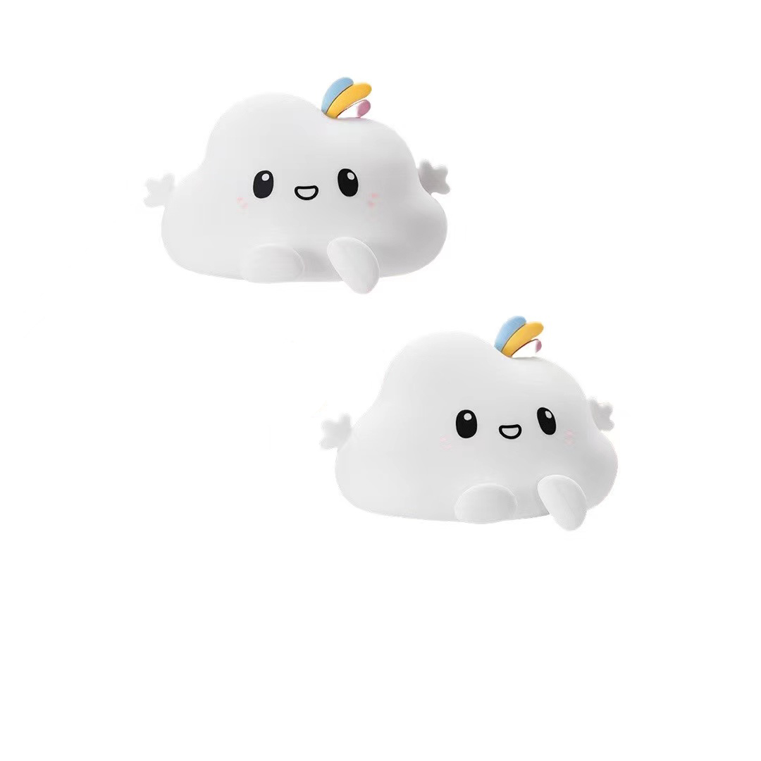 Little Cloud Colorful Bedside Breastfeeding Accompanied by Sleep Pat Pat Silicone Night Light