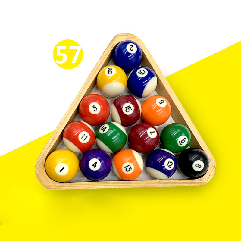 16 Balls 57mm Standard American Billiard Ball Set
