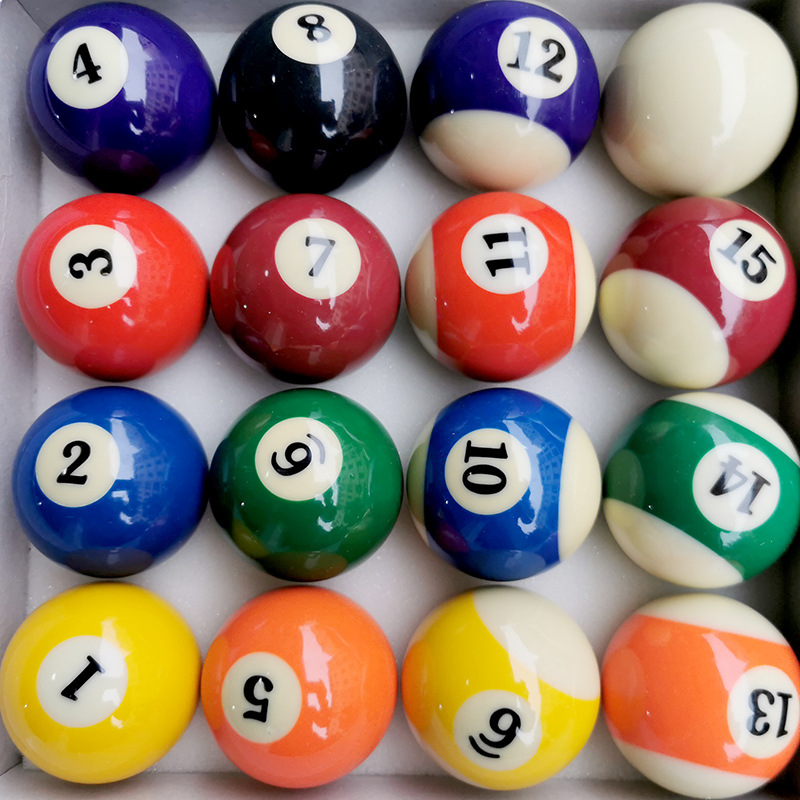 16 Balls 57mm Standard American Billiard Ball Set