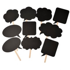 10-piece set of wedding cloud ceremony photo props writing blackboard paper DIY wedding photo supplies