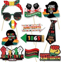 PZ282 Amazon Black Festival Black History Month 25 Party Party Decoration Photo Props Supplies