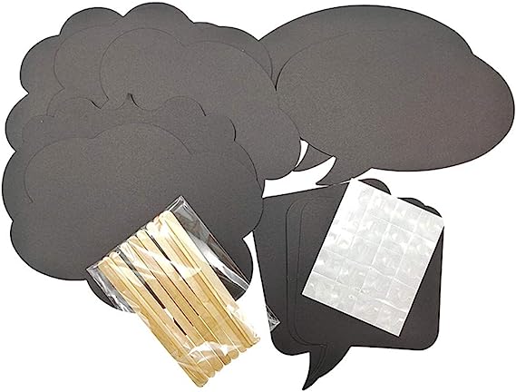 10-piece set of wedding cloud ceremony photo props writing blackboard paper DIY wedding photo supplies