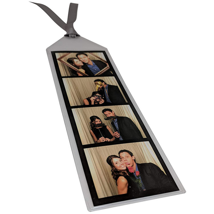 Photo Booth Bookmark Sleeve Insert Bookmark Clear Protective Film Wedding Ribbon Not Included