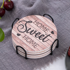 Hot ceramic absorbent coasters Nordic style home series tea coasters can be used as desktop decorations