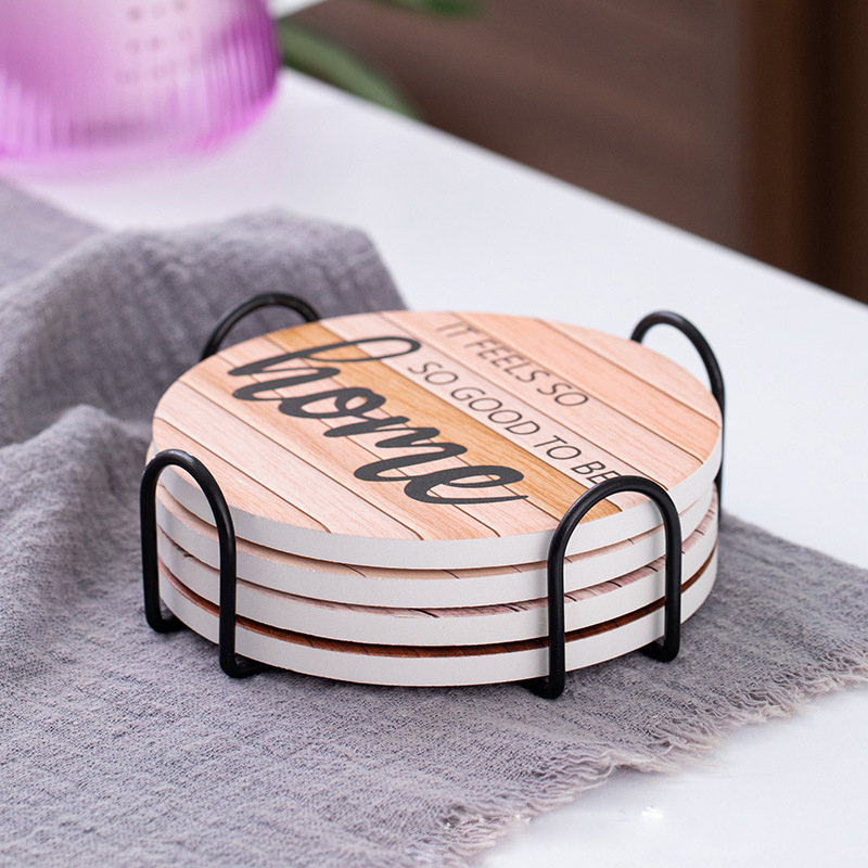 Hot ceramic absorbent coasters Nordic style home series tea coasters can be used as desktop decorations