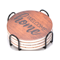 Hot ceramic absorbent coasters Nordic style home series tea coasters can be used as desktop decorations
