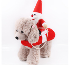 Big Dog Clothes Cat Pet Supplies Riding Dress Transformed into Halloween Santa Claus Clothes