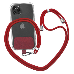 Mobile phone lanyard messenger card mobile phone case lanyard hanging neck adjustable mobile phone back clip lanyard spacer