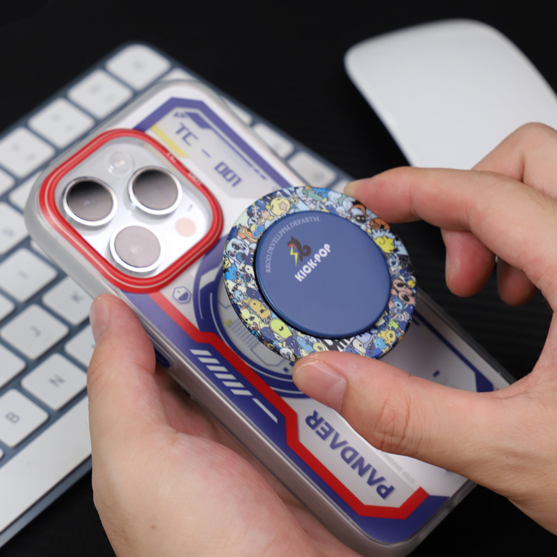 KICK-POP Ultra-thin magnetic ring buckle desktop stand