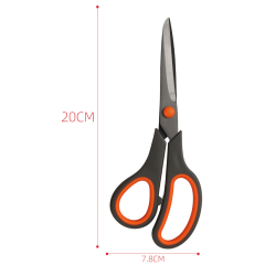 Stainless steel multifunctional set of two-color scissors