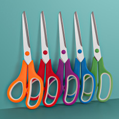 Stainless steel multifunctional set of two-color scissors