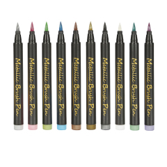Genuine 1302 color metal marker soft tip water-based paint pen