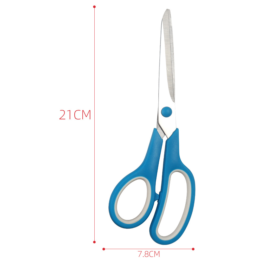 Stainless steel multifunctional set of two-color scissors