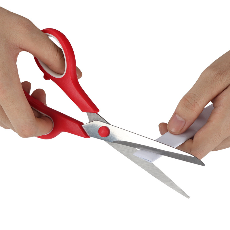 Stainless steel multifunctional set of two-color scissors