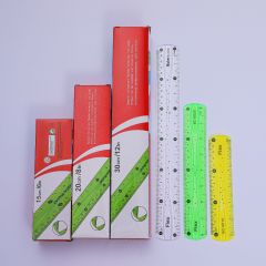 PVC color soft suit, bendable soft ruler 30cm soft ruler, candy-colored bendable ruler, folding ruler