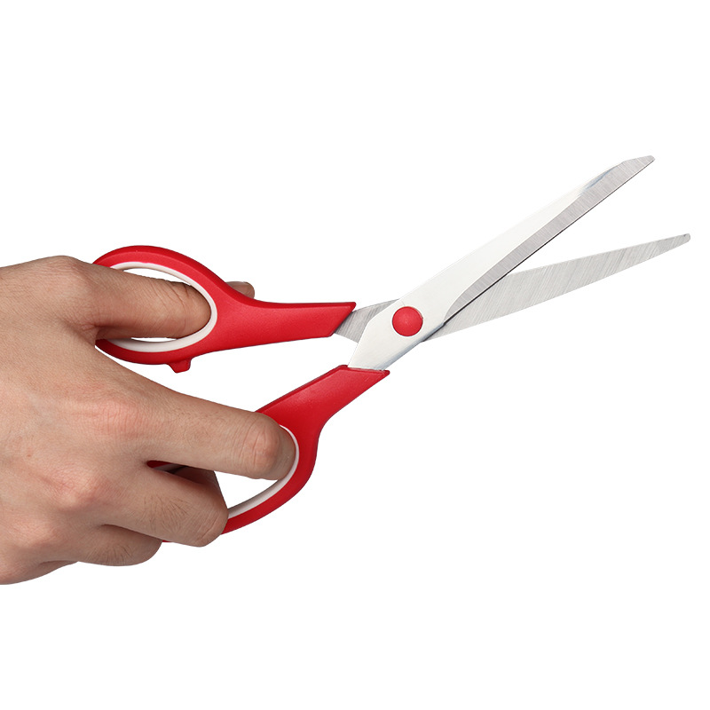Stainless steel multifunctional set of two-color scissors