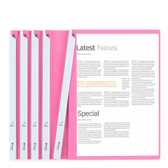 Rotary lever clip a4 lever clip pp transparent file folder information folder book clip test paper clip