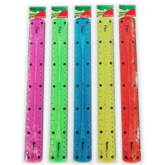PVC color soft suit, bendable soft ruler 30cm soft ruler, candy-colored bendable ruler, folding ruler