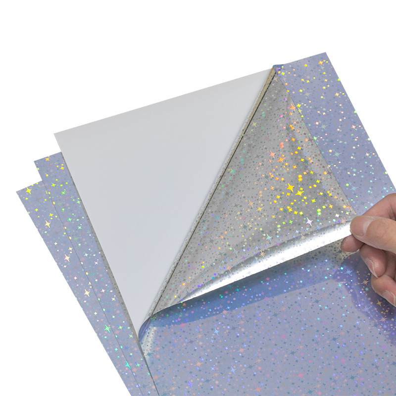Hot selling A4 210*297mm grade printing paper laser diamond stickers
