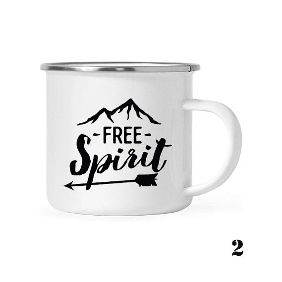 Heat Transfer Retro Ceramic Enamel Mug Classic Large Capacity Mug Gift Cup