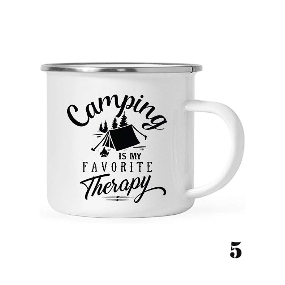 Heat Transfer Retro Ceramic Enamel Mug Classic Large Capacity Mug Gift Cup