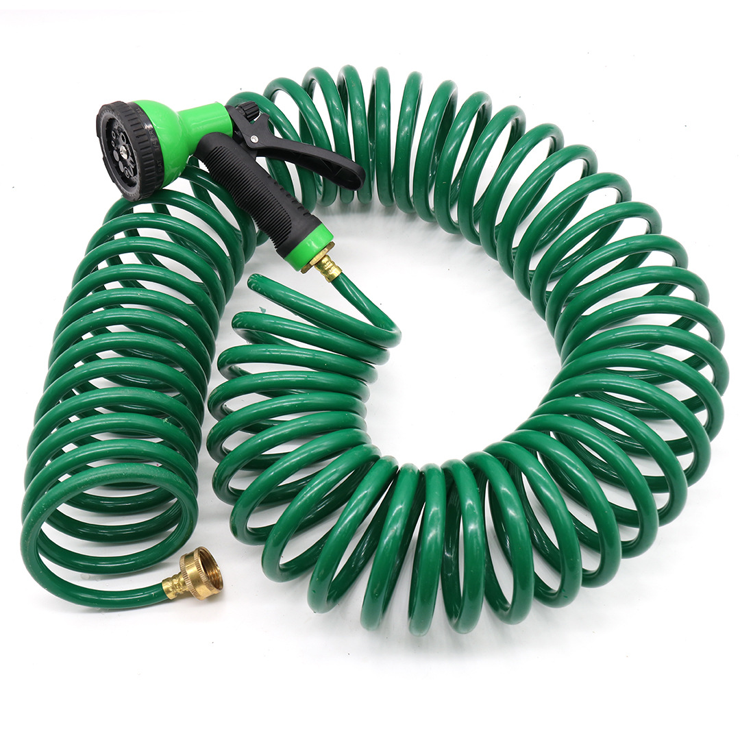Garden Irrigation Garden Water Pipe Hose EVA/PE Spring Water Pipe Multifunctional Car Wash Water Gun Set