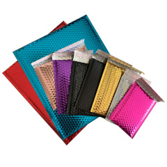 Packaging bags Aluminized film bubble express bubble bags in stock Aluminized film bubble envelope bags