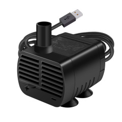 USB fish tank water pump power bank 5V DC brushless pet silent mini small circulation rockery fountain submersible pump
