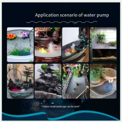 USB fish tank water pump power bank 5V DC brushless pet silent mini small circulation rockery fountain submersible pump