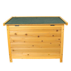 Meade pet wooden house, pet wooden house, waterproof and leak-proof box roof, dog breathable chewing solid wood house