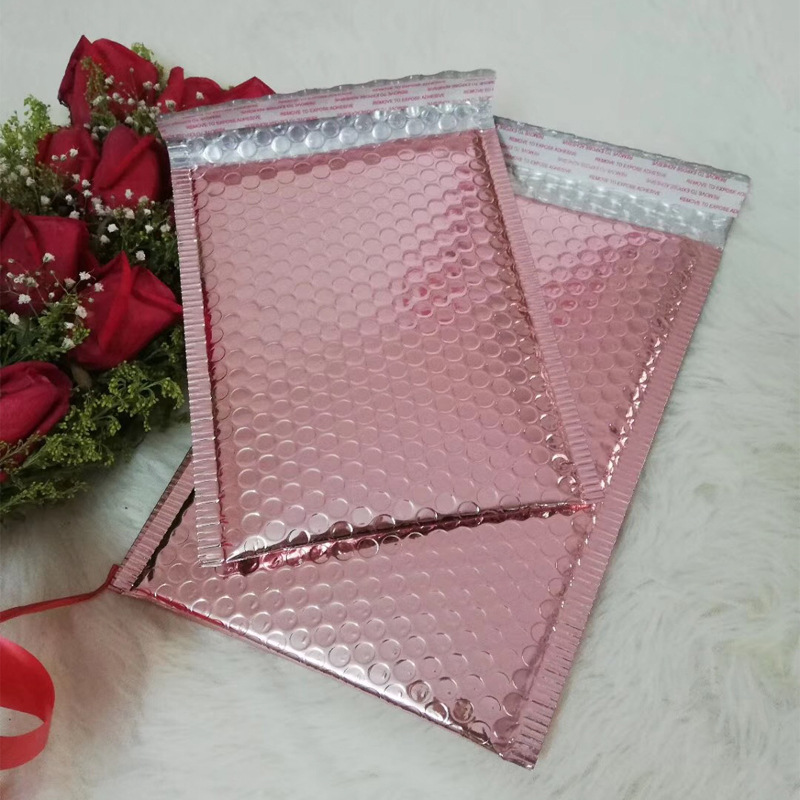 Packaging bags Aluminized film bubble express bubble bags in stock Aluminized film bubble envelope bags