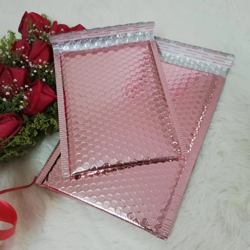 Packaging bags Aluminized film bubble express bubble bags in stock Aluminized film bubble envelope bags