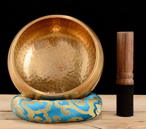 Nepal pure copper Buddha sound bowl yoga meditation bowl Tibetan singing bowl copper bowl Buddha sound bowl copper chime ear bowl ornaments