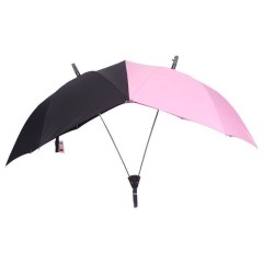 Couple umbrella one-piece automatic sunny umbrella personalized umbrella personalized large double umbrella