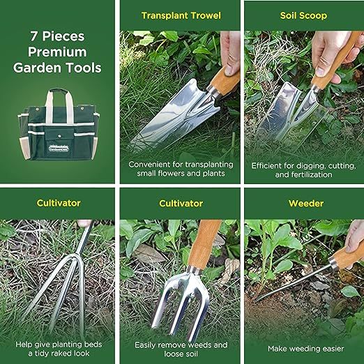 Garden Tool Set Aluminum Alloy Gardening Tool Garden Tool Shovel Set