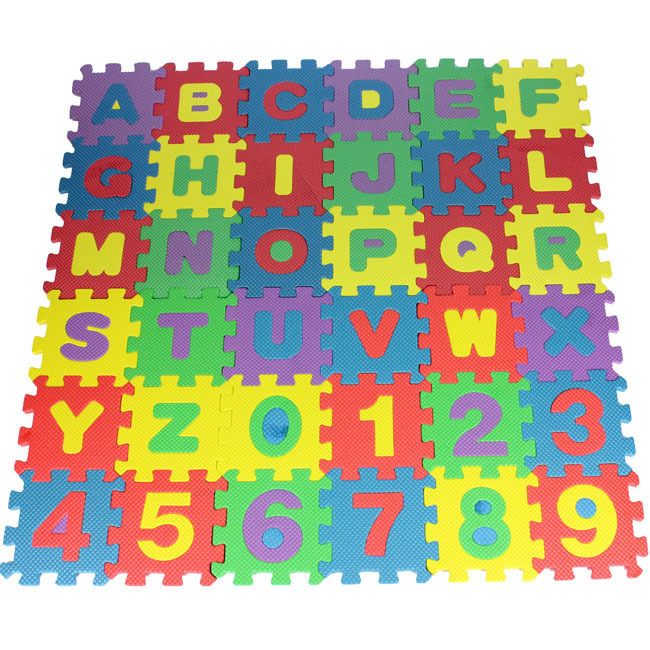 Toy number letter foam puzzle floor mat baby crawling mat foam floor mat children's educational toys