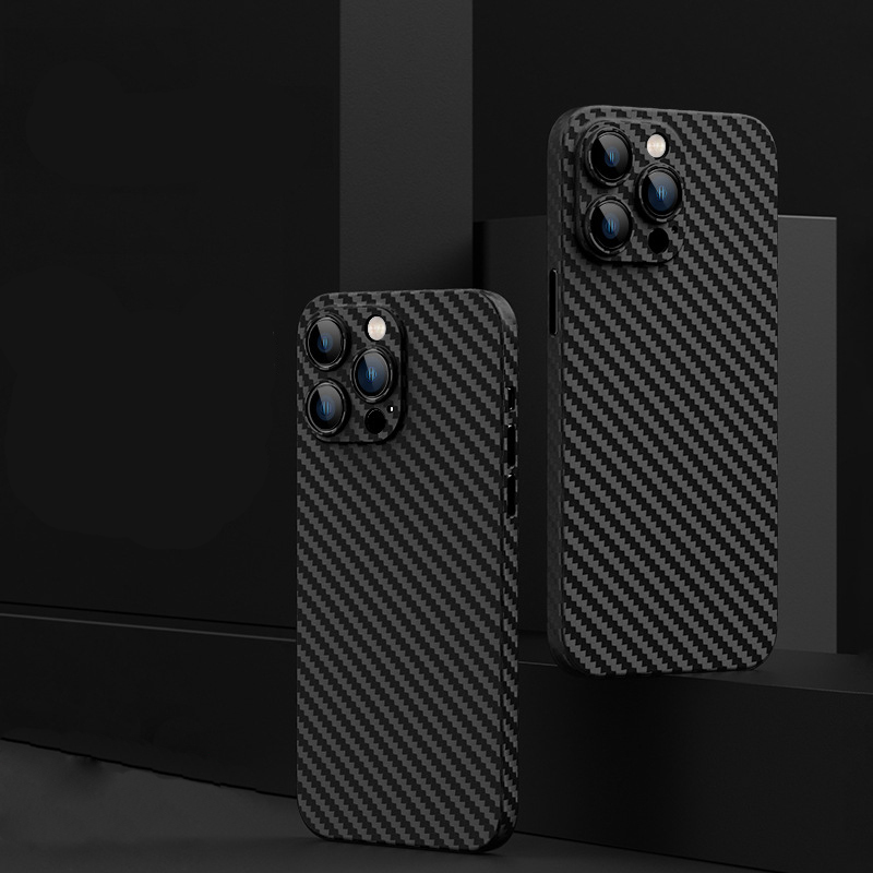 Ultra-thin high-end PP frosted carbon fiber phone case for iPhone 7-15 Pro Max