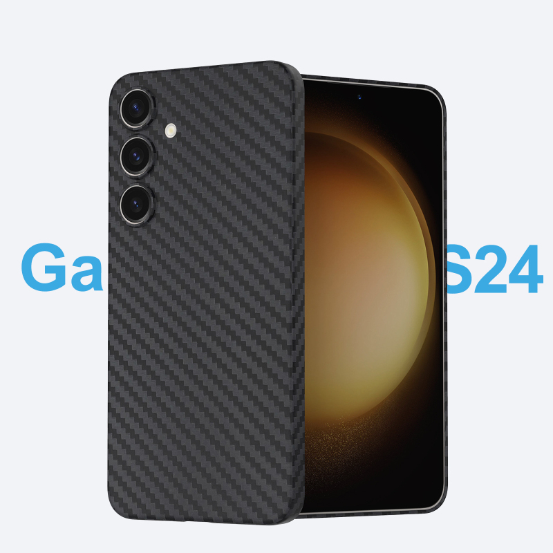 Ultra-thin high-end PP frosted carbon fiber phone case For Samsung S22-S24 Series