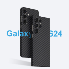 Ultra-thin high-end PP frosted carbon fiber phone case For Samsung S22-S24 Series