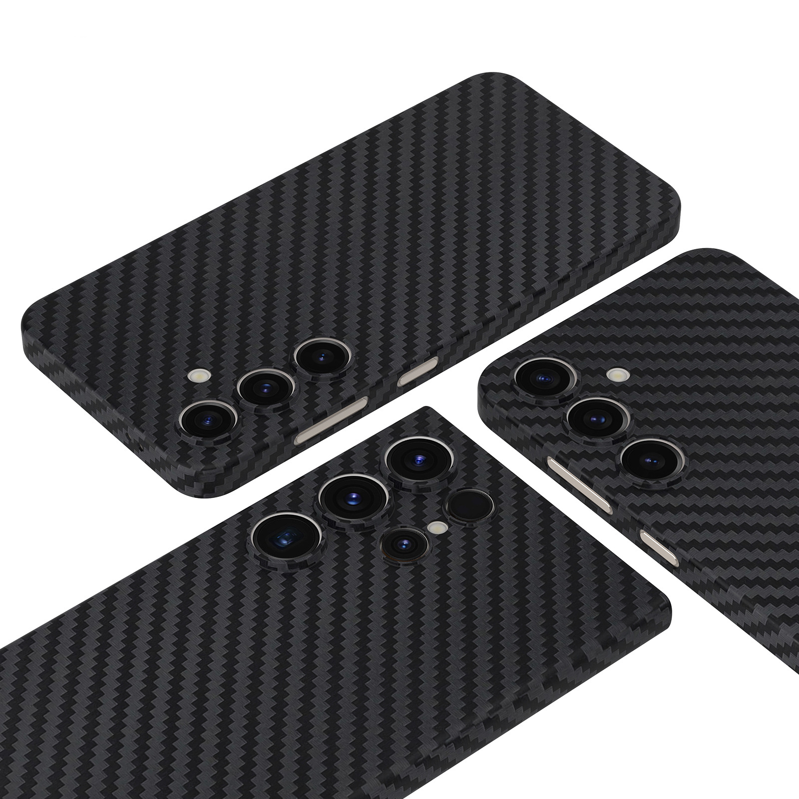 Ultra-thin high-end PP frosted carbon fiber phone case For Samsung S22-S24 Series