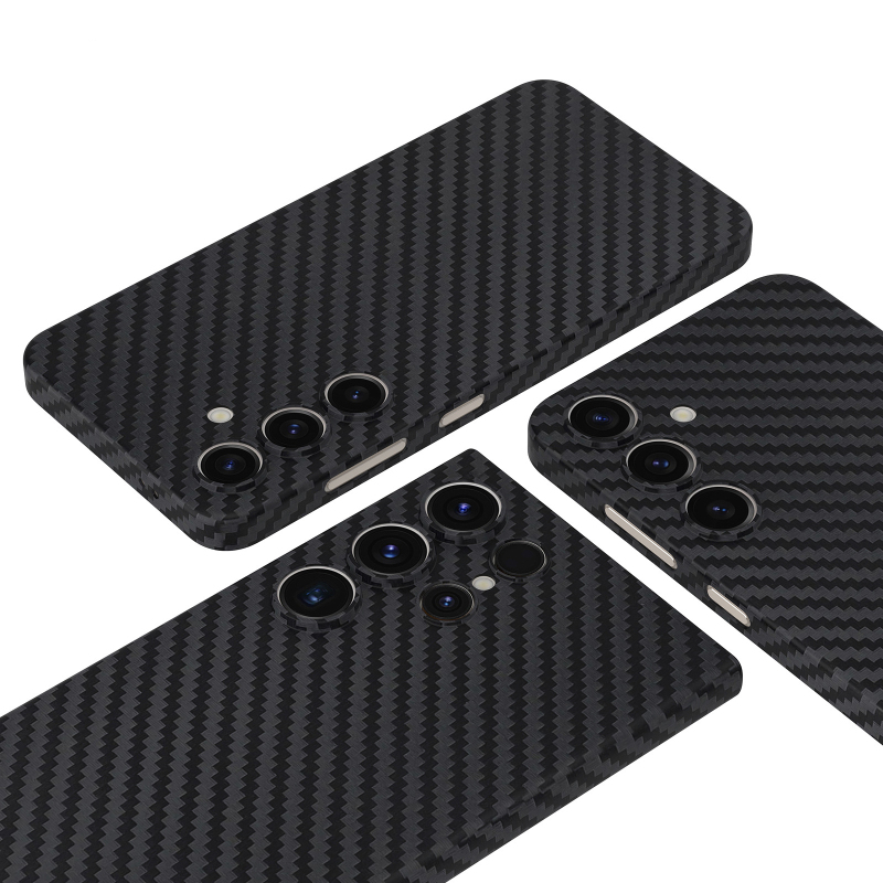 Ultra-thin high-end PP frosted carbon fiber phone case For Samsung S22-S24 Series
