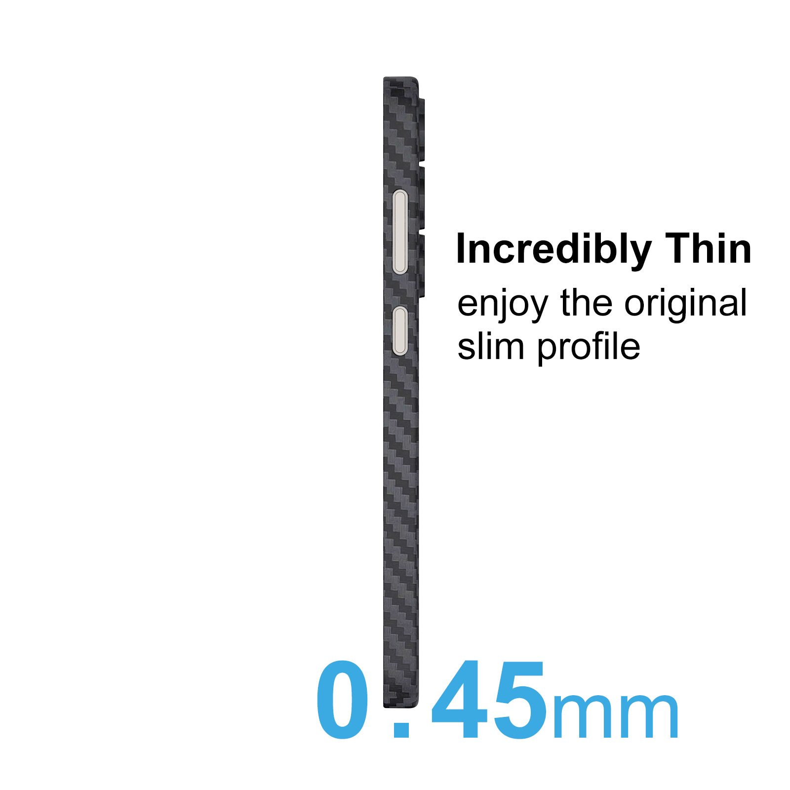 Ultra-thin high-end PP frosted carbon fiber phone case For Samsung S22-S24 Series