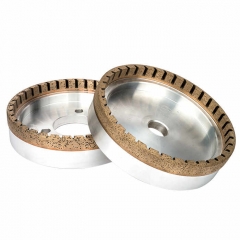 Inner Segmented Diamond Cup Wheel Q6   175*22（Bore）*10*8 + 140#