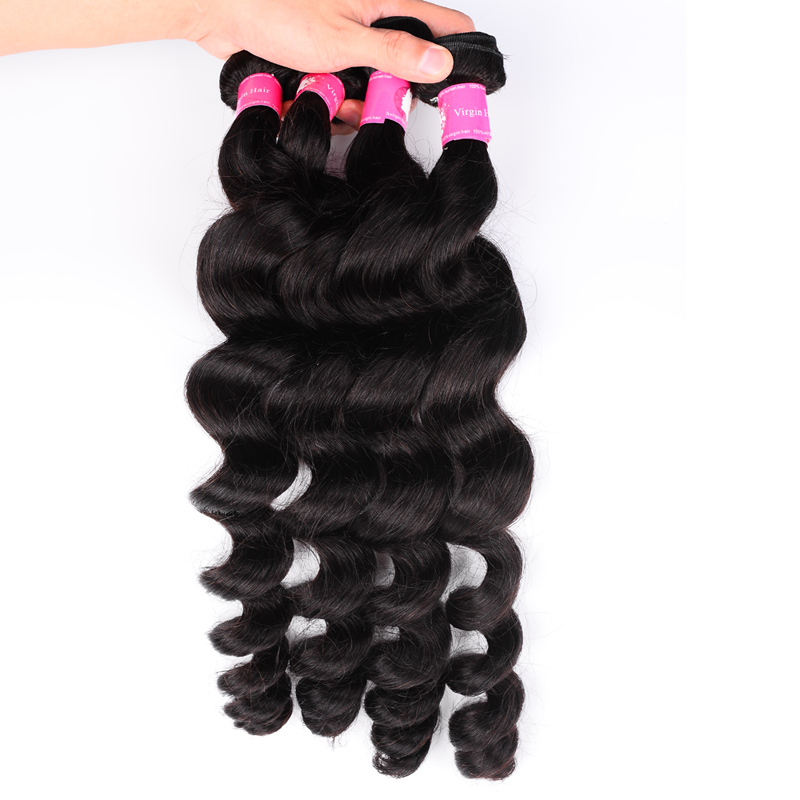 Brazilian loose wave hair bundles