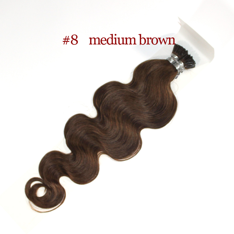 body wave I tips hair extensions