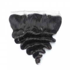 Brazilian Loose Wave Lace Frontal 13x4 Swiss Lace Frontal Virgin Human Hair