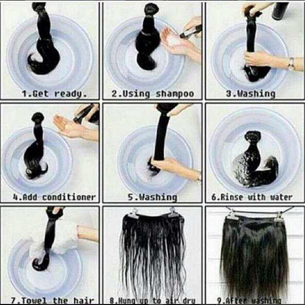 how to wash hair