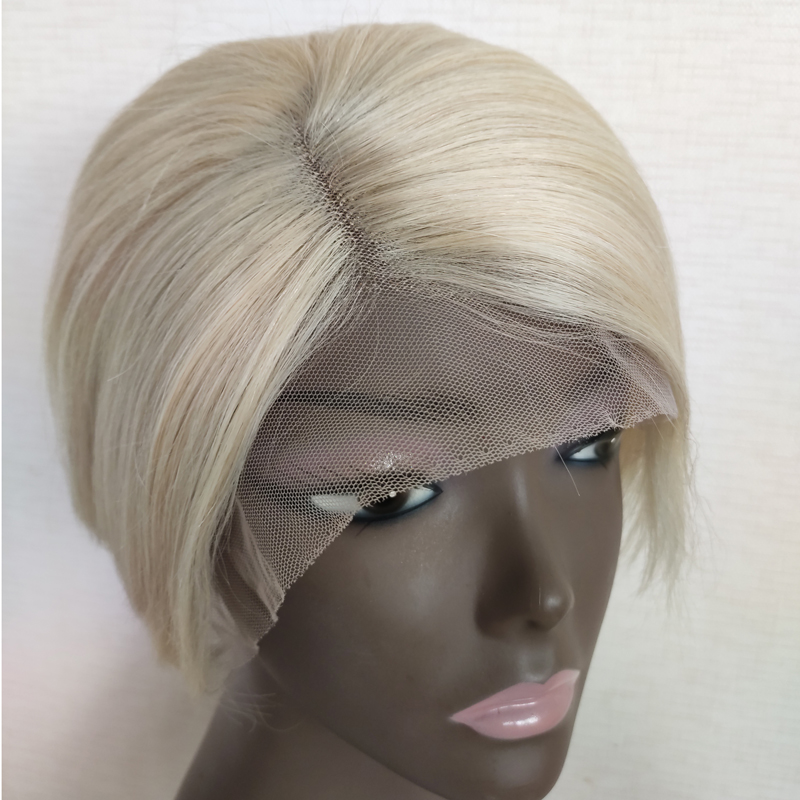 blonde pixie wig