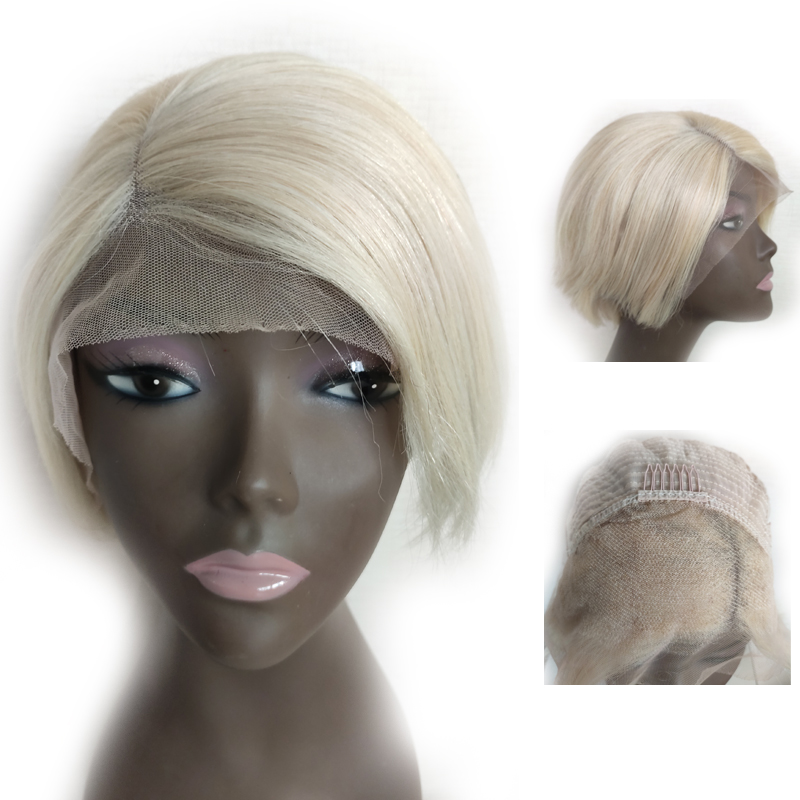 blonde pixie wig